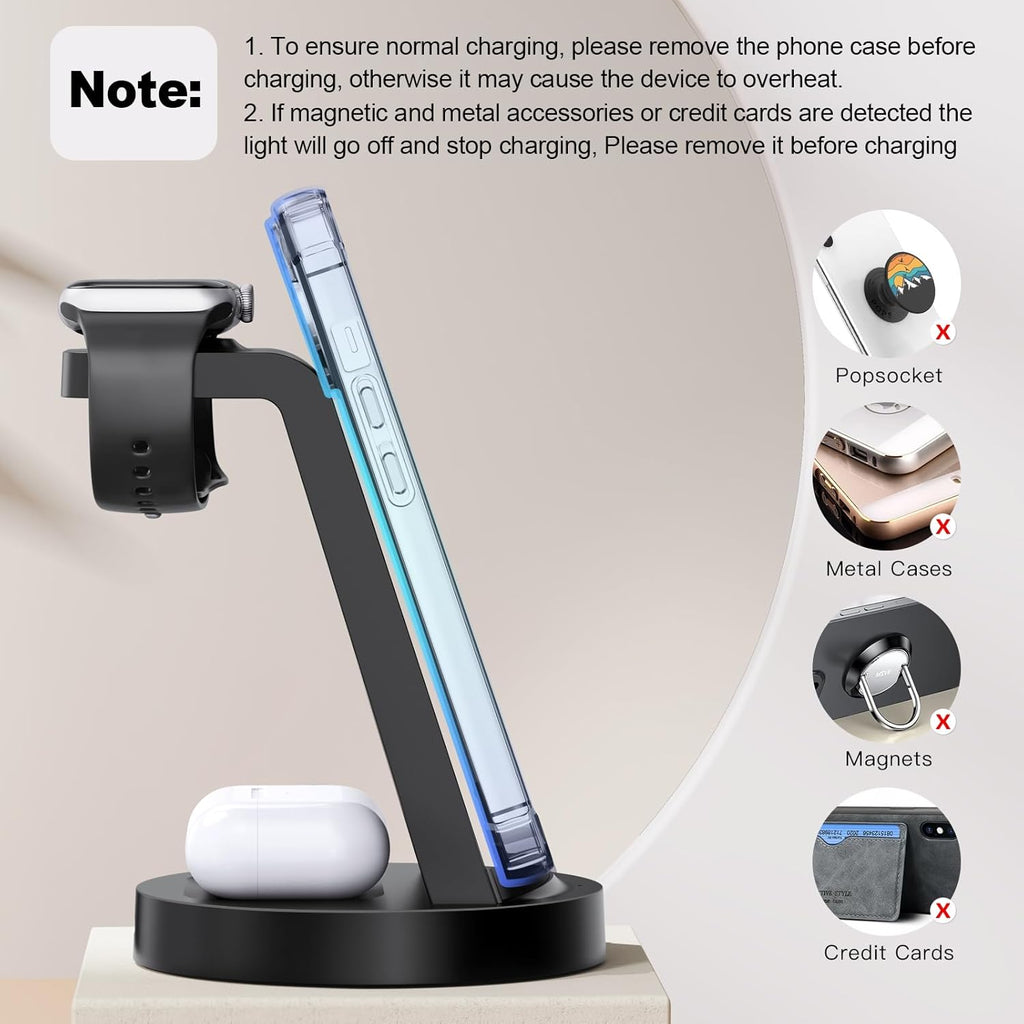 Premium 3-in-1 Wireless Charging Hub™
