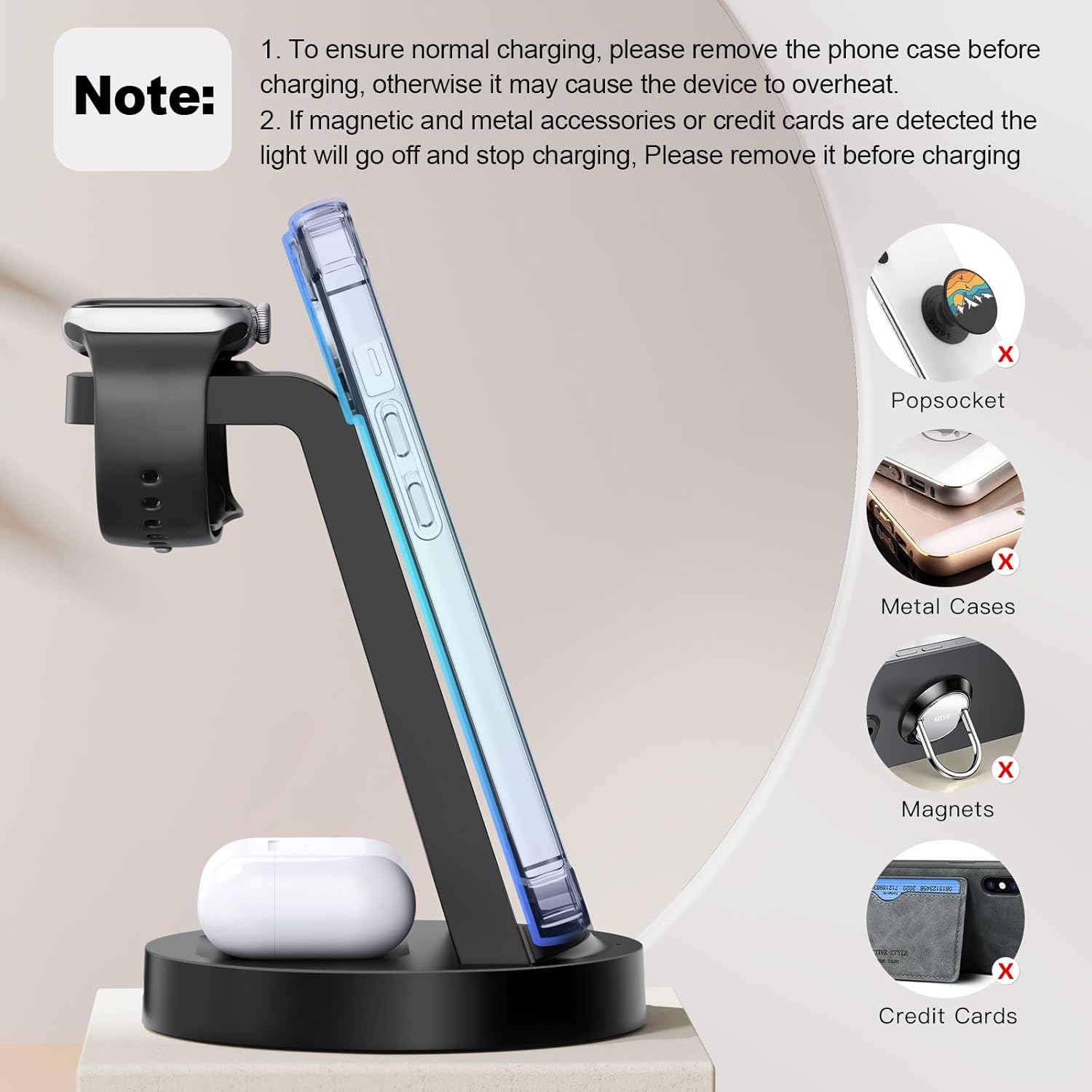 3-in-1 iPhone Wireless Charging Station