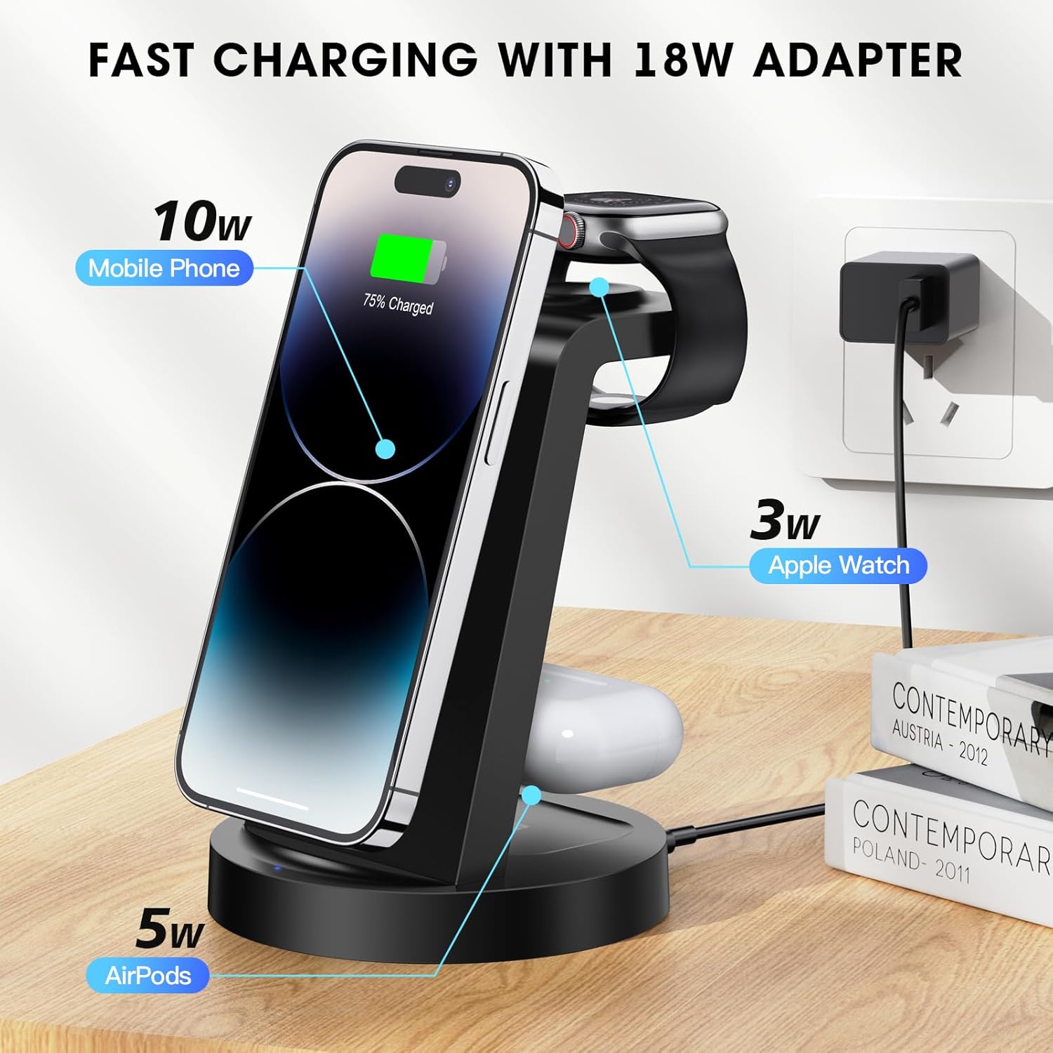 3-in-1 iPhone Wireless Charging Station